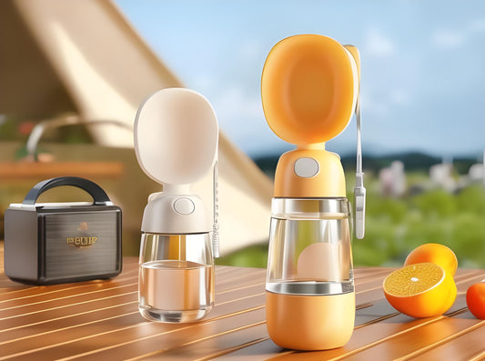 Pet outdoor water cup: convenient drinking water, making pet travel more comfortable