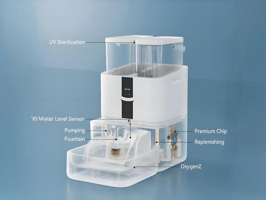 Cleaning the automatic water dispenser for pets is an important step in ensuring the safety of their drinking water. Here is a detailed cleaning procedure for your reference