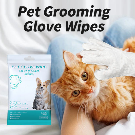 Pet Grooming Glove Wipes